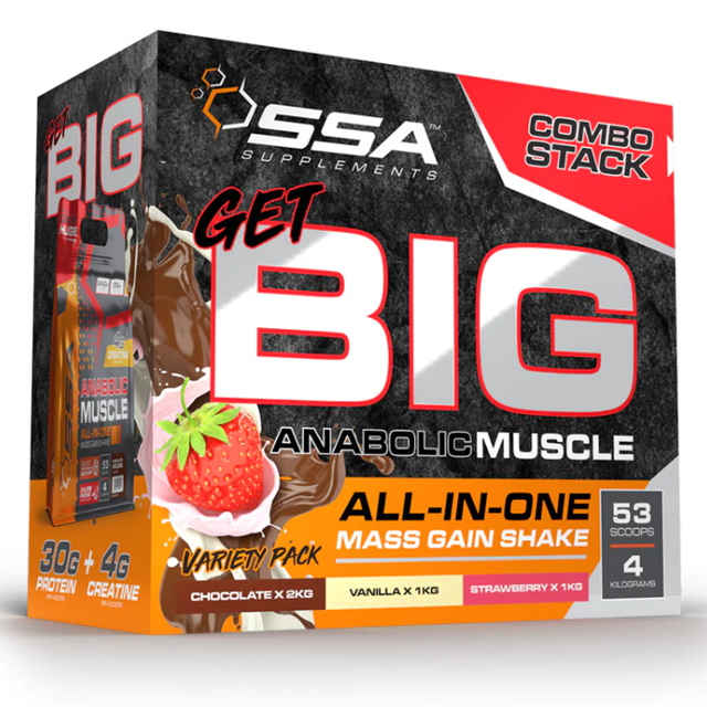 SSA Get Big 4kg box Variety Pack